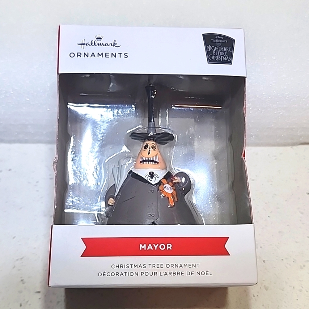 Hallmark Ornament The Nightmare Before Christmas. Tree Ornament. New . Mayor